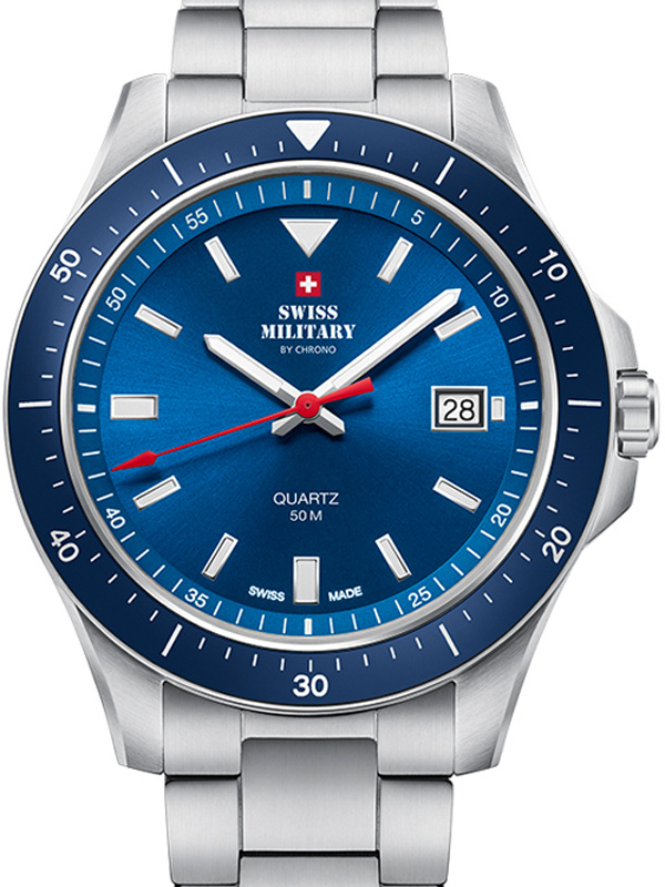 Swiss Military SM34082.02 Herren Quarz 42 mm Herrenuhr günstig 