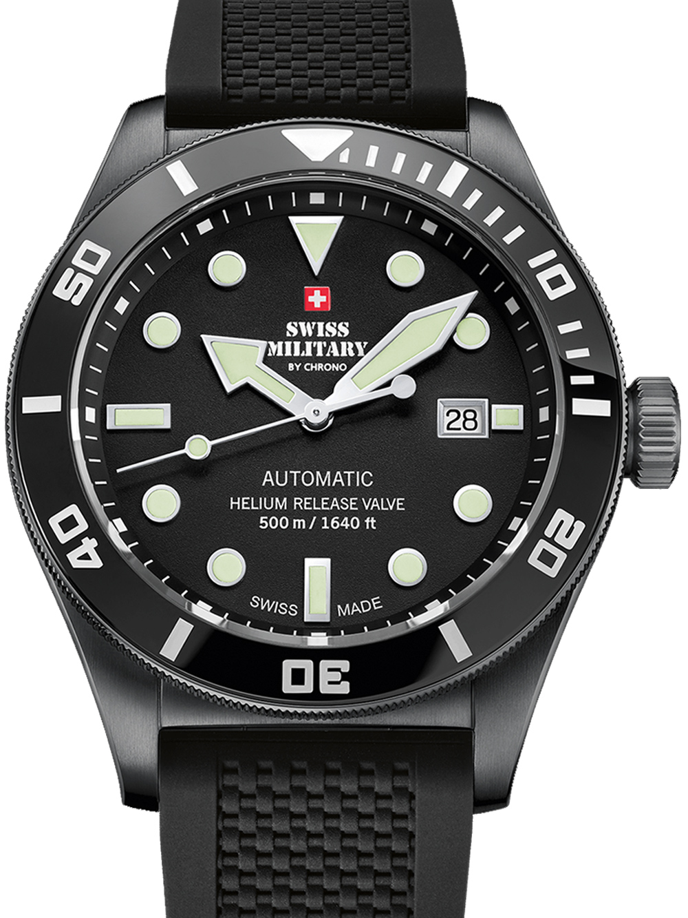 Swiss Military by Chrono SMA34075.05 Diver Automatik 44 mm Herrenuhr gunstig einkaufen Timeshop24