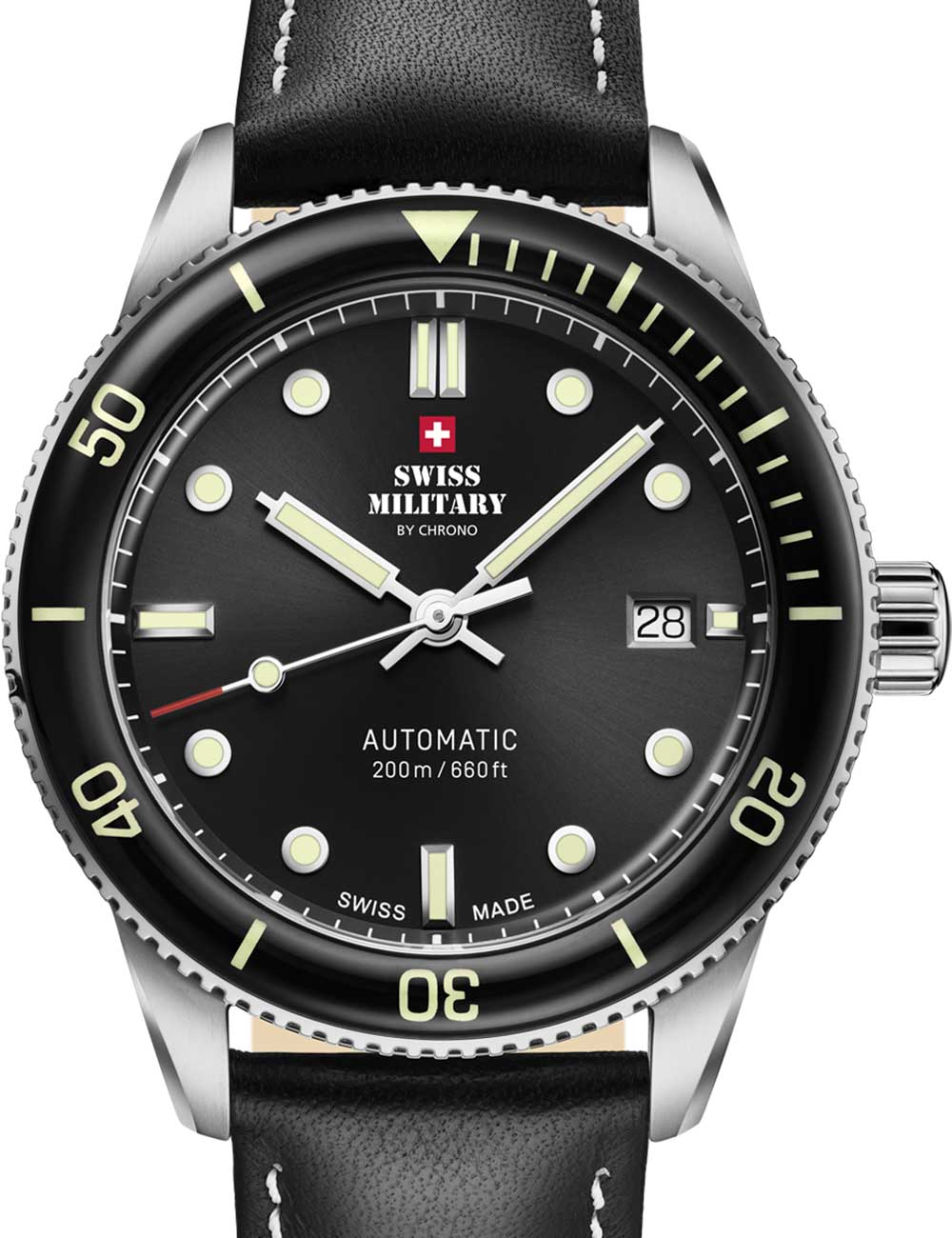 Swiss Military SMA34106.05 Automatik Taucheruhr 42mm 20ATM 