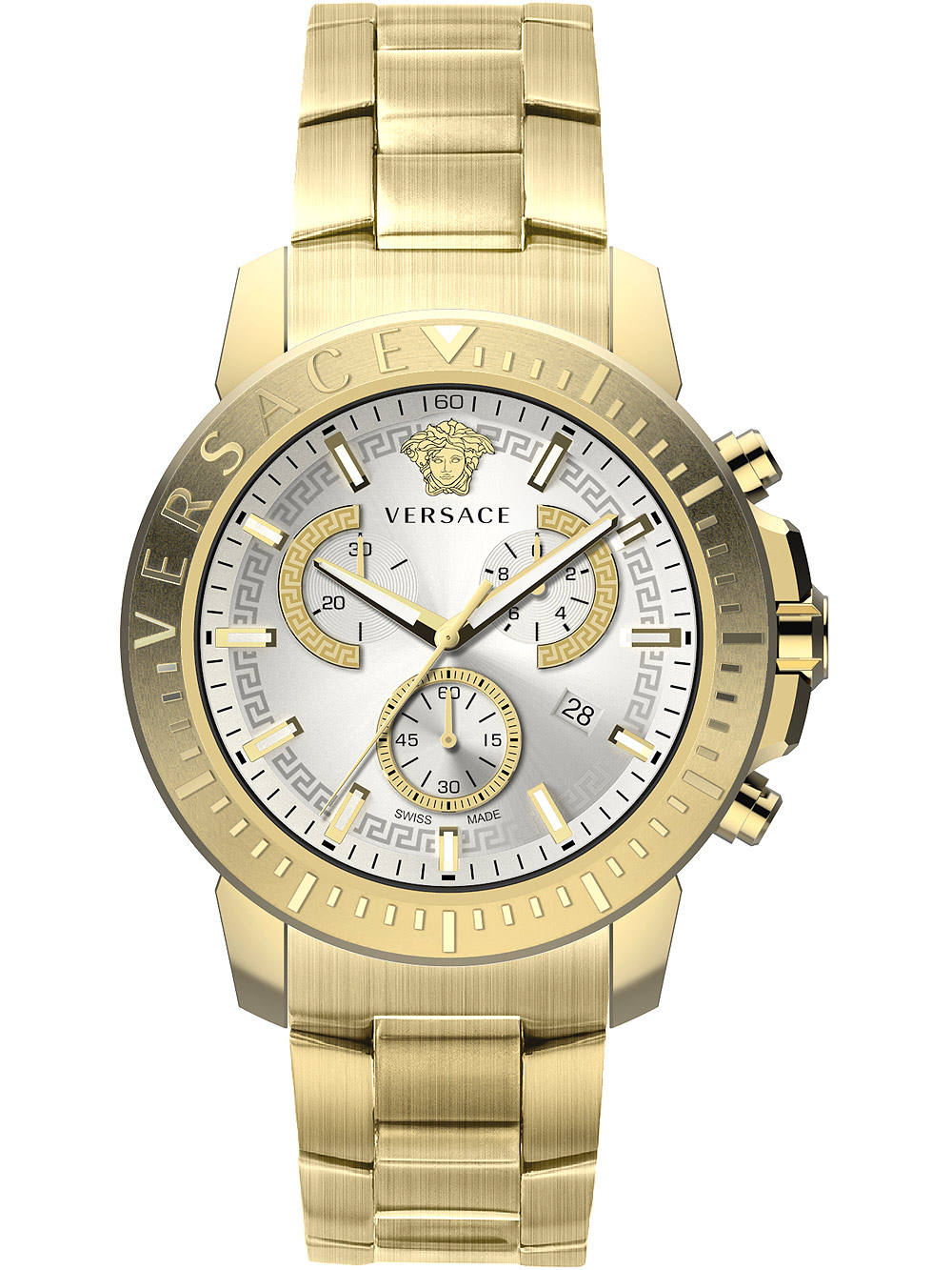Versace VE2E00521 New Chrono Chronograph 45mm Herrenuhr günstig  